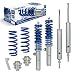 Kit Admission Directe Universel JOM 40346 - 14 Pièces Aluminium Poli Pour Voiture, Son Sportif Et Gain De Puissance