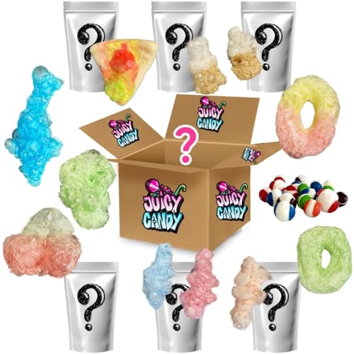 Freeze Dried Candy Box | Gefriergetrocknete Süßigkeiten Box | Gefriergetrocknete Süßigkeiten (6 Tüten)