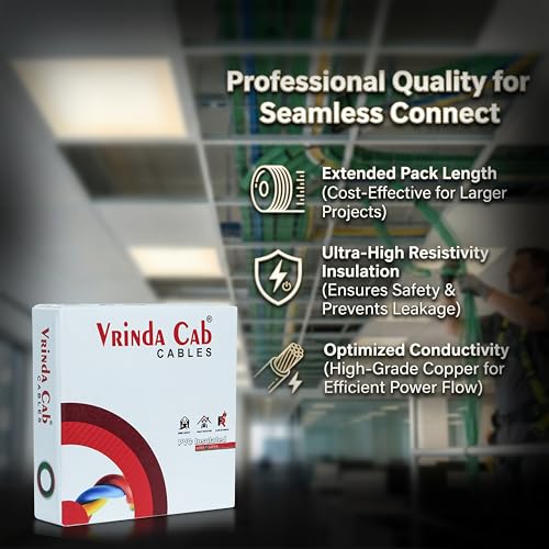 Image of Green 0.75MM Insulated Electrical Wire | Flexible CCA Copper Cable for Household, Office & Industrial Use