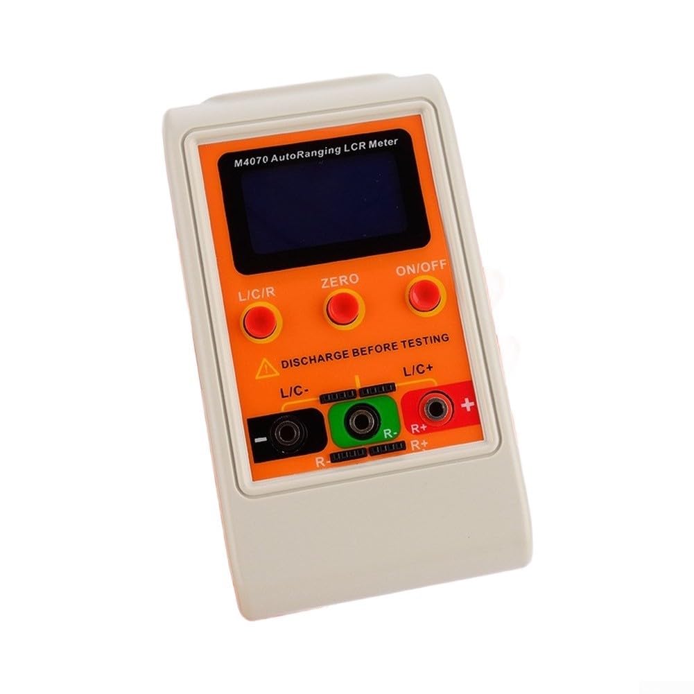 M4070 LCR pour testeur de pont, compteur d'inductance de capacité numérique avec plage automatique 100 mF 20 h, programmation USB PC pour réparation de composants SMD (instrument + clip)