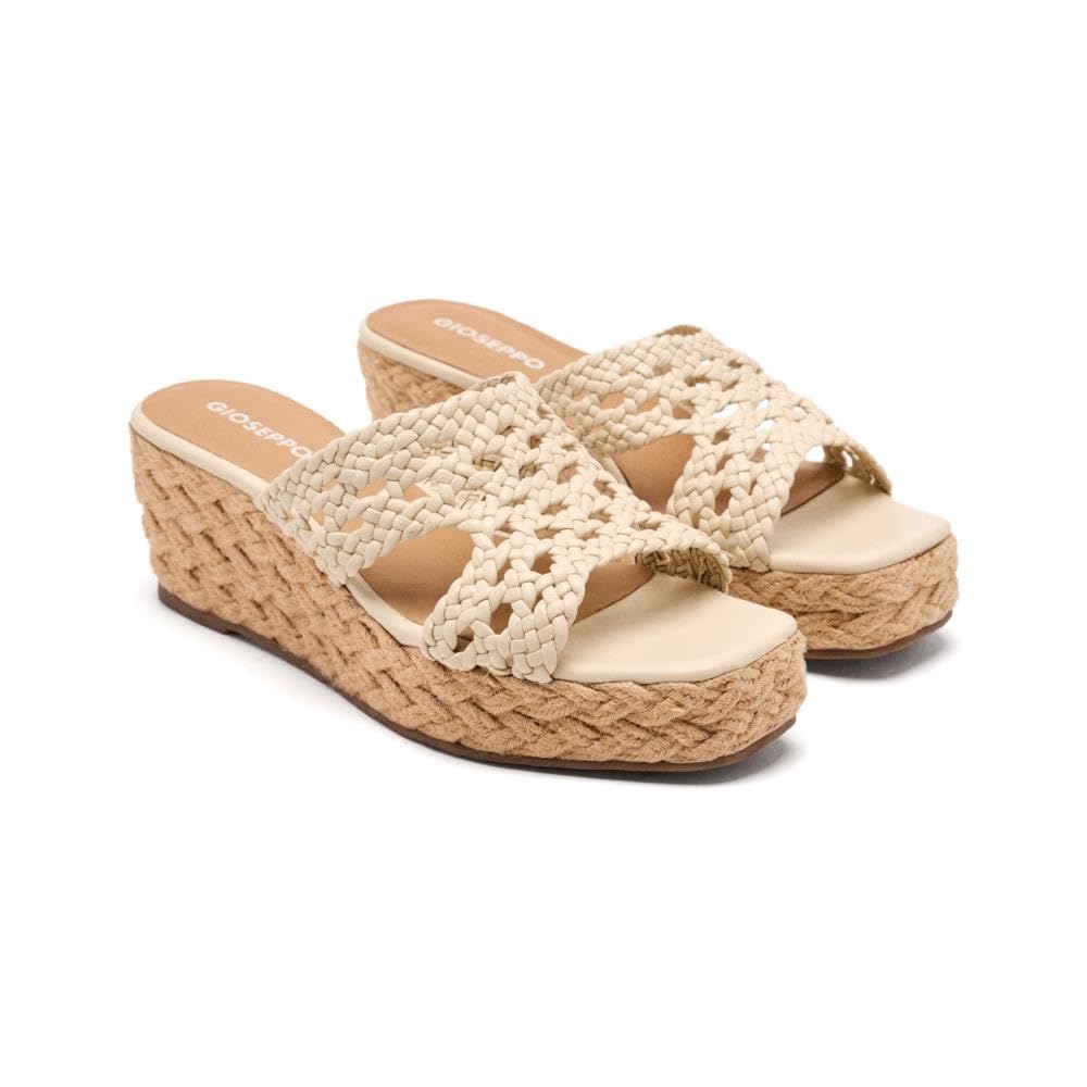 Sandalia con cuña BRIMFIELD| Altura Cuña 6,5cm| Zueco · Off ·…