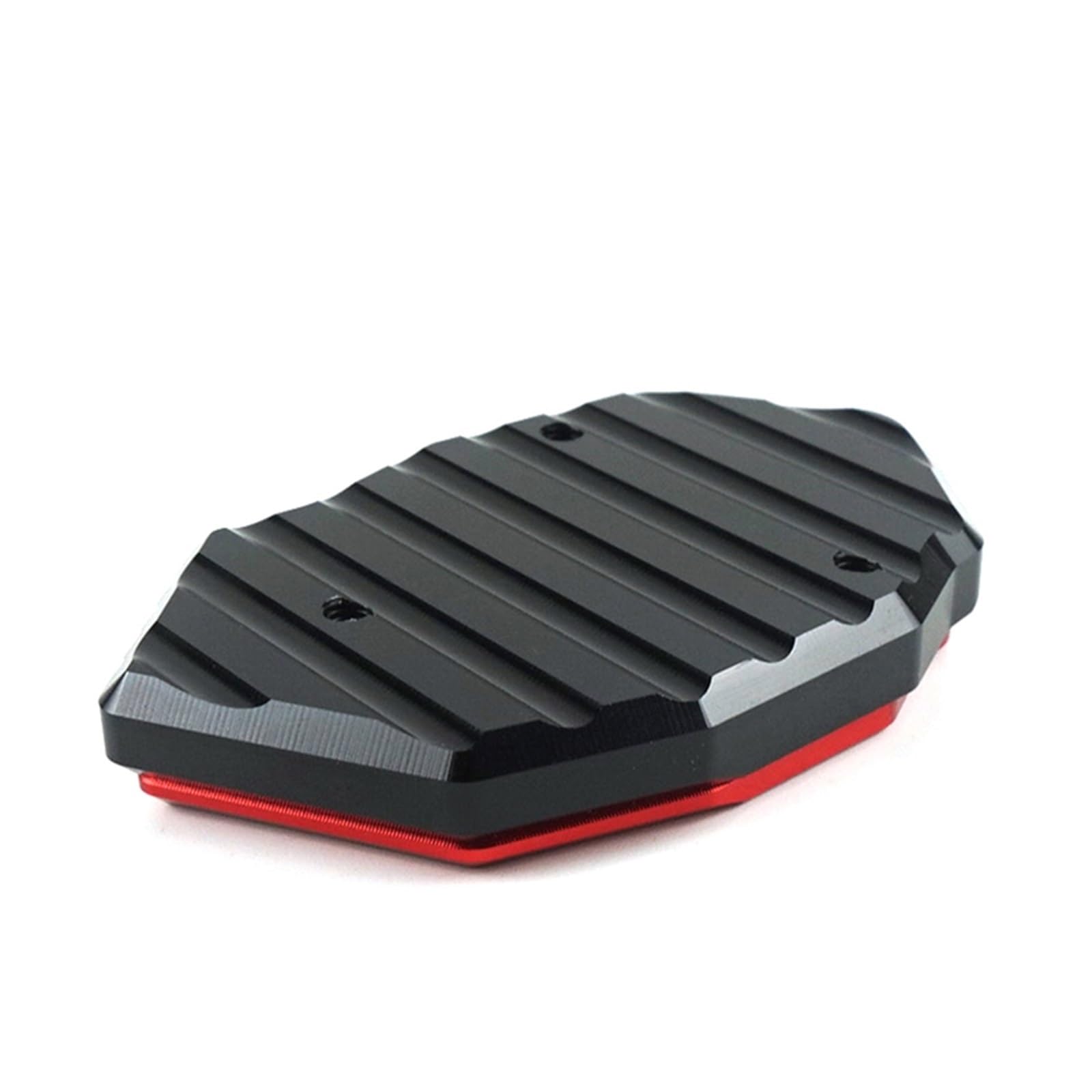 Plaque D'Extension Pour Béquille Latérale Moto - Compatible Kawasaki Ninja 1000SX (2020-2023) Et Z1000SX (2011-2021) - Aluminium CNC - Rouge