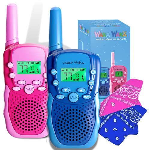 Walkie Talkies for Kids 2 Pack - Kids Toys for Boys - 2 Way Radio Walkie Talkies for Boys and Girls Walkie Talkies Set - Long Range Walkie-Talkies for Kids - Outdoor Kids Toys