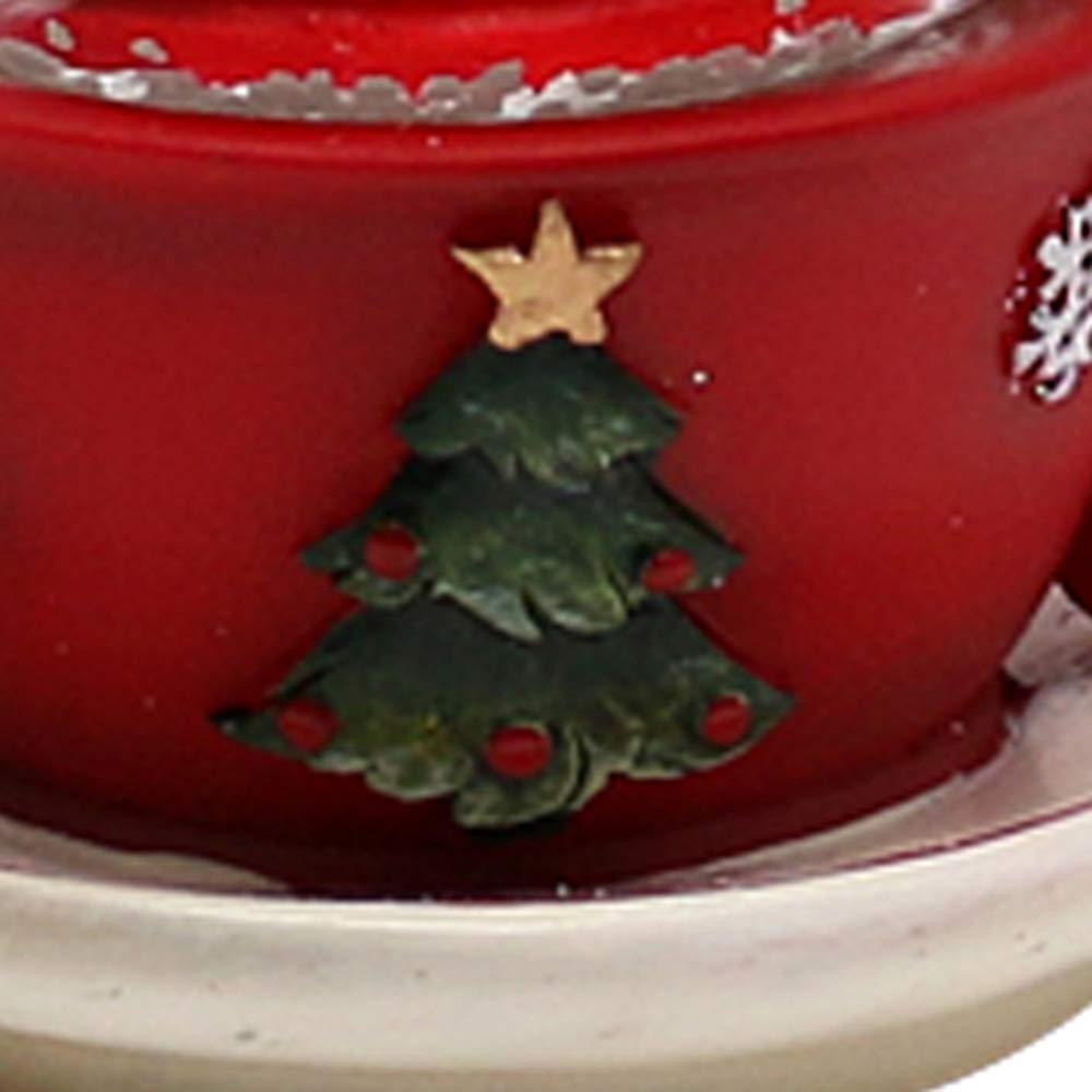 Belle Petite Boule à Neige Avec Père Noël, Dimensions Approx. 6,5 X 5