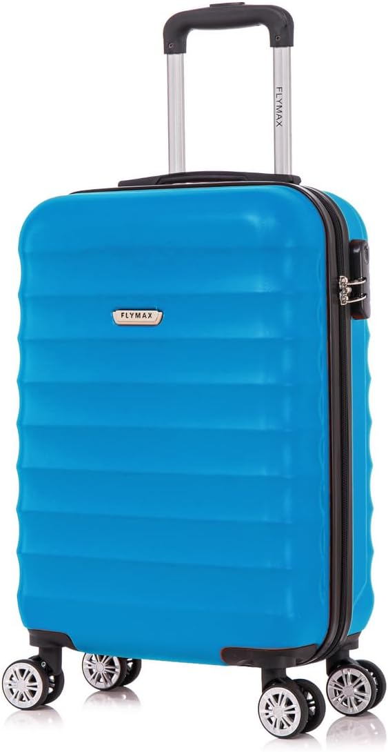 55x35x20 4 Wheel Super Lightweight Cabin Luggage Suitcase Hand Carry on Case Flight Travel Bags Approved On Board Fits Easyjet Ryanair Jet 2 2.5kg Royal 35L