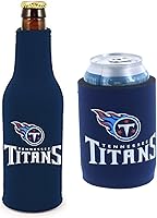 Vista 90 de Soporte aislante para latas y botellas de fútbol americano enfriador de bebidas Huggie (Nueva Orleans (Saints) - Negro)