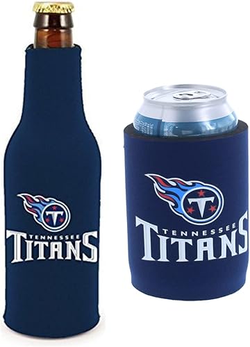 Miniatura 101 de Soporte aislante para latas y botellas de fútbol, hielera Huggie (escudo verde de Nueva York/logotipo (Jets)