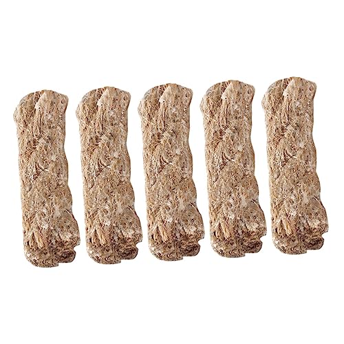 Abaodam 5Pcs Outdoor Wick Rope Jute Fire Starter for Camping Hiking and Survival Lightweight Easy Ignition Long Burning for Campfires and Emergency Situations