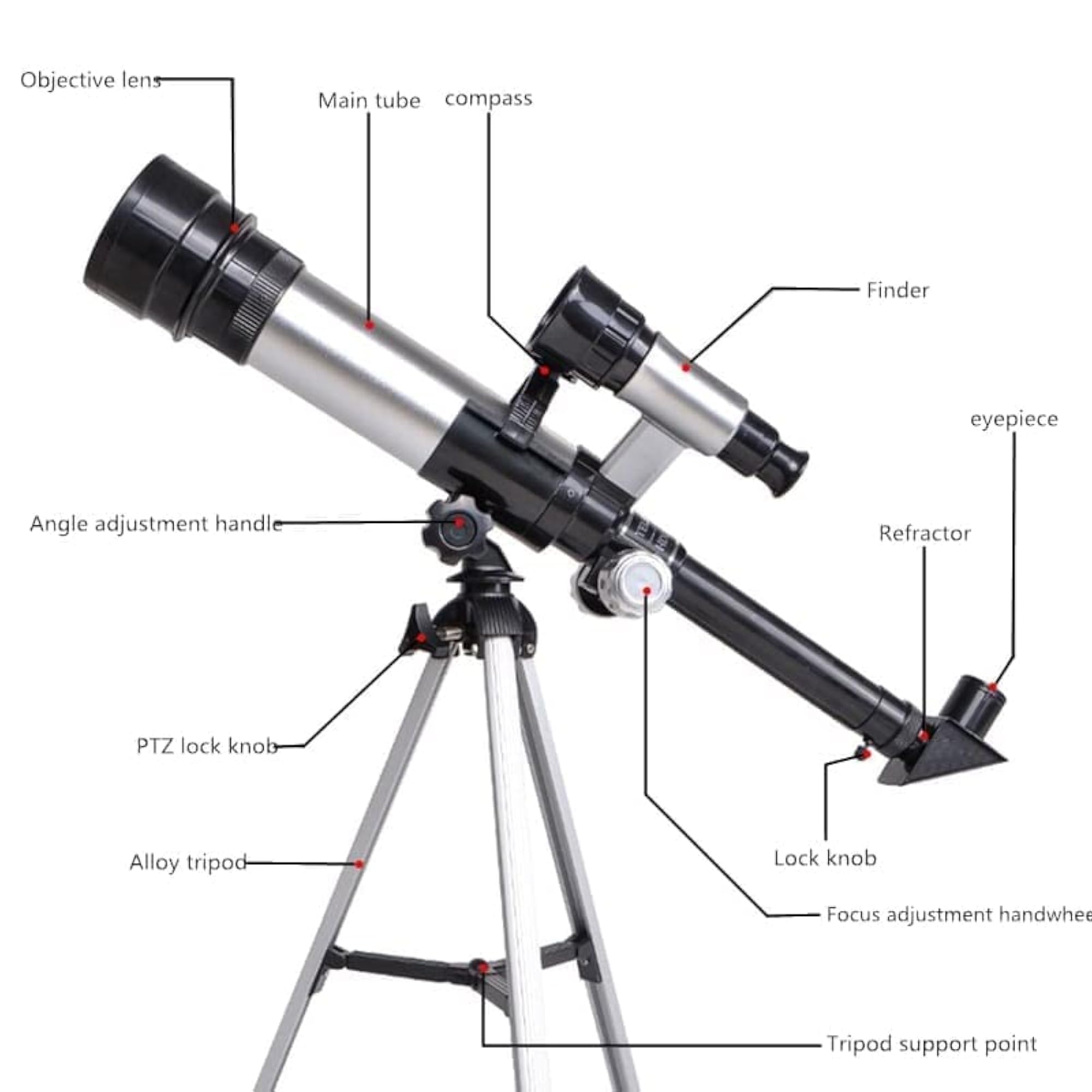 Portable 60X Telescope Monocular