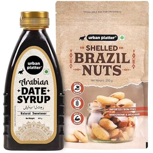 Urban Platter Brazil Nuts 250g  Arabian Date Syrup 400g Co