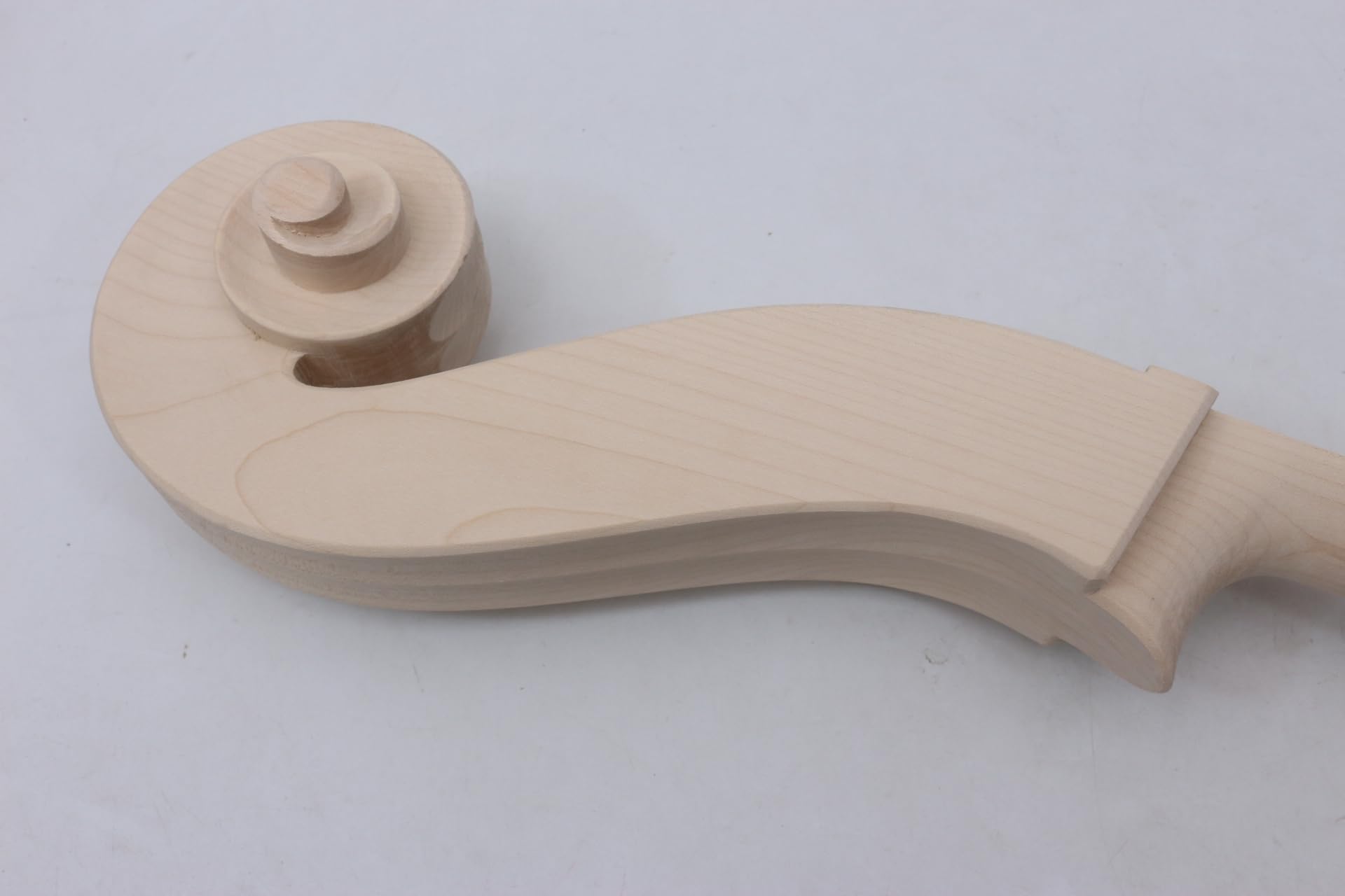 3/4 Upright Bass Griffbrett Palisander Ahorn Holz Bass Hals Kopf Kontrabass Teile (Hals)