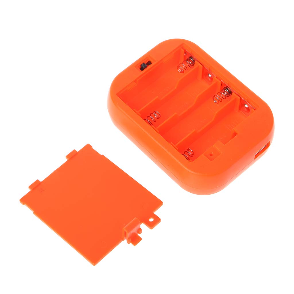 WEKAMOS Mini Ventilateur USB Gonflable Pour Costume – 6V, Compact 10,5 Cm, Pour Déguisement Dinosaure Ou Tenue Gonflable, Orange