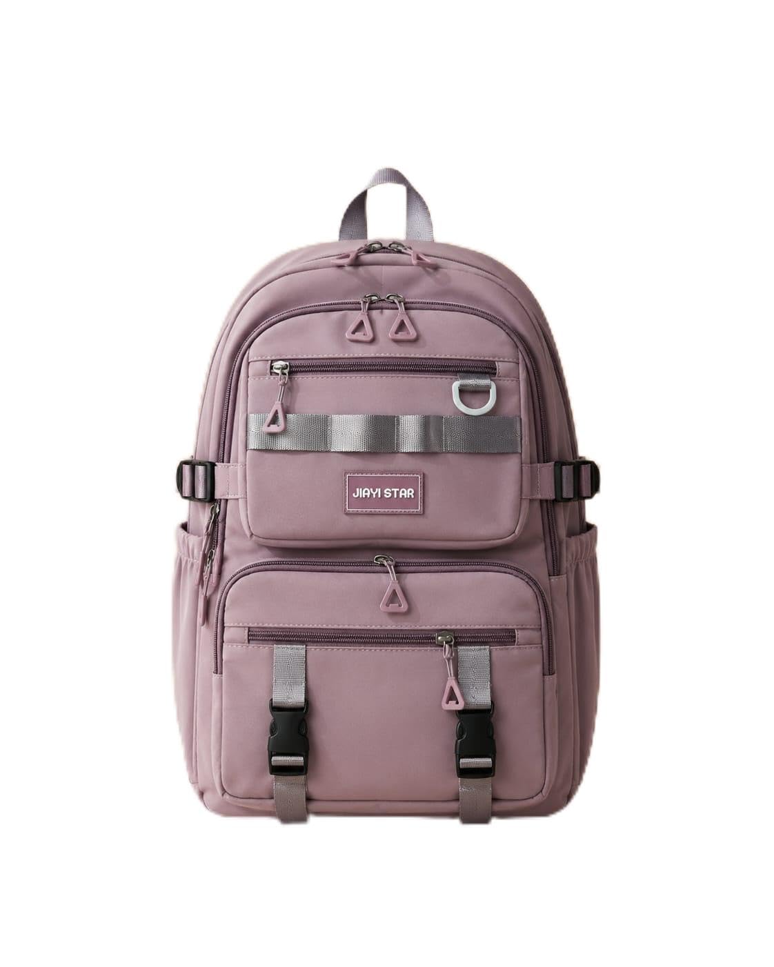 Unisex 40 L laptop Backpack for School, Multi-Pocket, Mauve Purple-image-11
