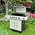 Royal Gourmet SG5002 5-Burner Propane Gas Grill with Sear Burner & Side Burner, Stainless Steel Cabinet Style Gas Grill with 61,000 BTUs Output for Outdoor Patio Garden Backyard Cooking, Silver