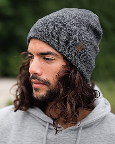 Image of FURTALK Unisex Cuffed Beanie Thick Double Knit Winter Skull Cap | Double-Layer Warmth, Ultra-Soft Itch-Free Knit, Snug No-Slip Fit, Essential Gear for Winter Jogging & Outdoor Sports