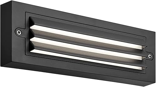 ZONK Luces de paso para interiores y exteriores, iluminación LED de escalera de 120 V, impermeable, IP65, para escalera, montaje en pared, 4000 K, 6 ZONK Luces de paso para interiores y exteriores, iluminación LED de escalera de 120 V, impermeable, IP65, para escalera, montaje en pared, 4000 K, 6