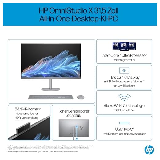 HP OmniStudio X All-in-One KI PC 32 Zoll