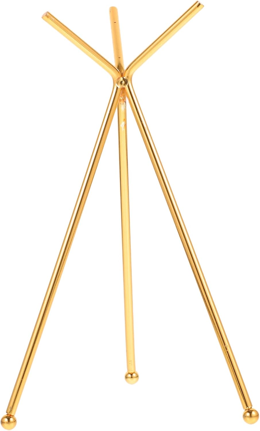 VOSAREA Crystal Ball Stand Iron Craft Rack Gold Sphere Display Prop for Crystals Home Ornament Stands
