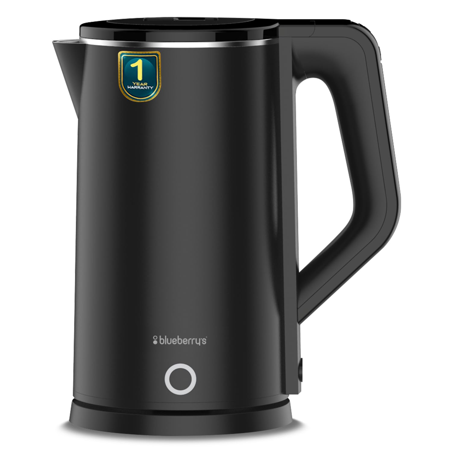 Blueberry's Electric Kettle 2 Litre, 1500W, Double Layered Cool Touch, Stainless Steel inner body with Auto Cut Off, 360 degree Rotating Base-image-29