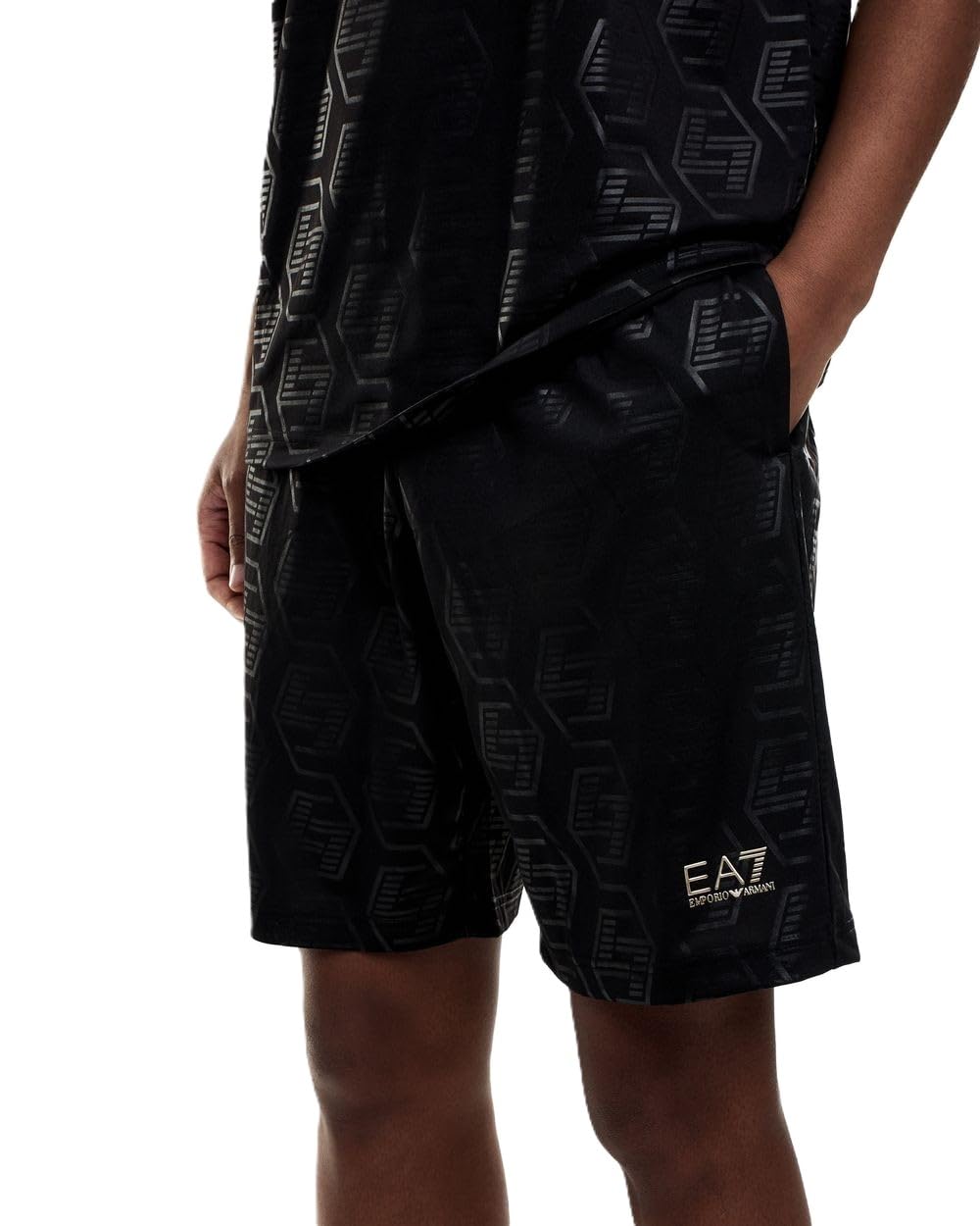 EA7 Emporio Armani 7M001304AF13537 - Conjunto de camiseta y pantalón corto para hombre