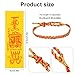 BOXOB Talisman Rope Talisman Bracelet, Nylon Adjustable Lucky Braided Bracelet with Talismanic Paper Good Luck Wristband Jewelry for Men Women Good Fortune, Health, Career & Academic Success