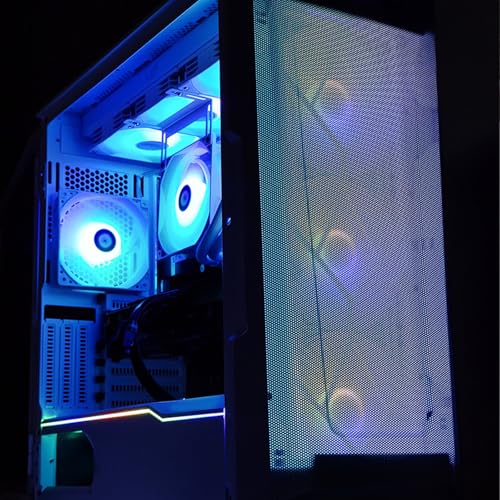 Support de GPU perforé noir pour installation verticale sur fentes de ventilateur de boîtier PC - 3