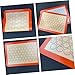 SOLUSTRE Silicone Baking Mat Sheet Reusable Nonstick Bakeware for Cookies Bread Pastry Easy to Clean for All Baking Needs
