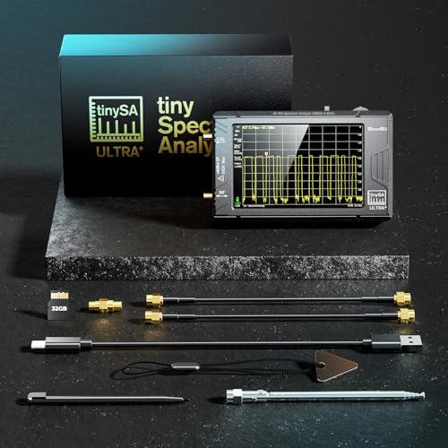 SeeSii TinySA Ultra+ ZS406 Spectrum Analyzer, 4.0 Inch 100kHz to 5.4GHz Handheld Tiny Frequency Analyzer with 32Gb Card, 2-in-1 Signal Generator MF/HF/VHF UHF Input,V0.4.6.1,2025 Upgraded by Seesii - Image 9