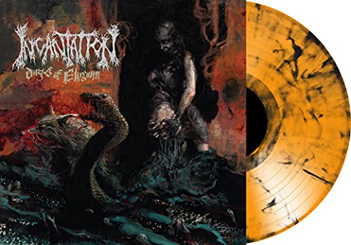 Album Art for Dirges of Elyzium (Orange / Black Marble Vinyl) by Incantation