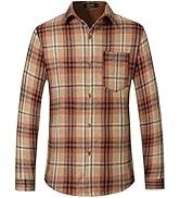 Camisa De Franela A Cuadros Para Hombre, Ajuste Regular, Manga Larga, Casual, Abotonada, Amarillo Negro Buffalo