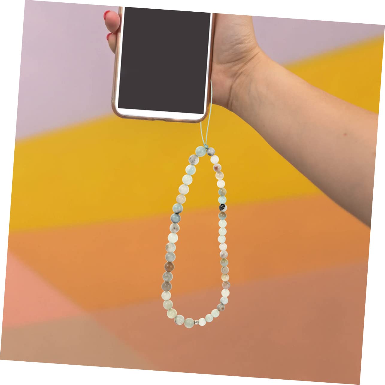 Artibetter Cadena De Teléfono Móvil De Ágata Cadena Para Colgar Llaves Cordón Para Teléfono Cordones Para Teléfonos Móviles Cuerdas Para Colgar Celulares Cuentas De Ágata