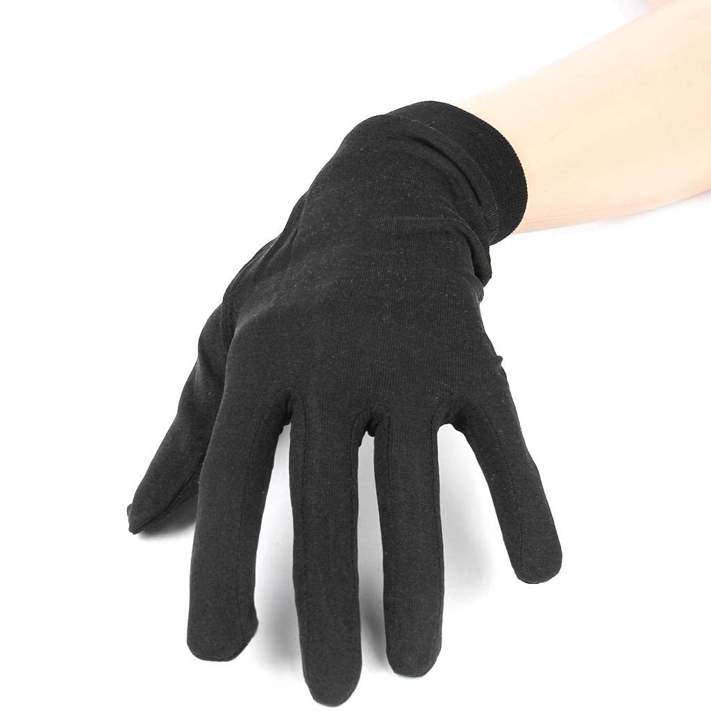 Gants thermiques en soie, poignets côtelés, lavables à la main