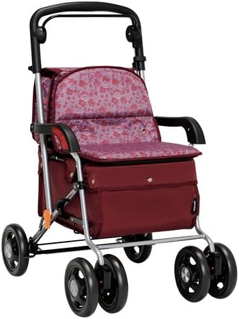 Amazon | 須恵廣工業 スイートIII シルバーカー No.668 ダークワイン