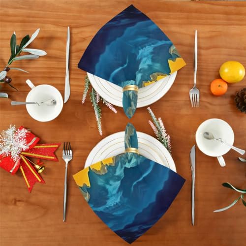 Servilletas de Tela Sunset Mountain, Set de 6, 50.5x50.5 cm miniatura 4