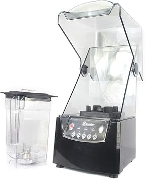 Blenders For Kitchen, 2600W 1.8L Commercial Soundproof Blender Smoothie Maker Juice Ice Crusher Mixer, Multifunctional Portable Soundproof Smoothie Machine With Two Volume Units For Making Juices