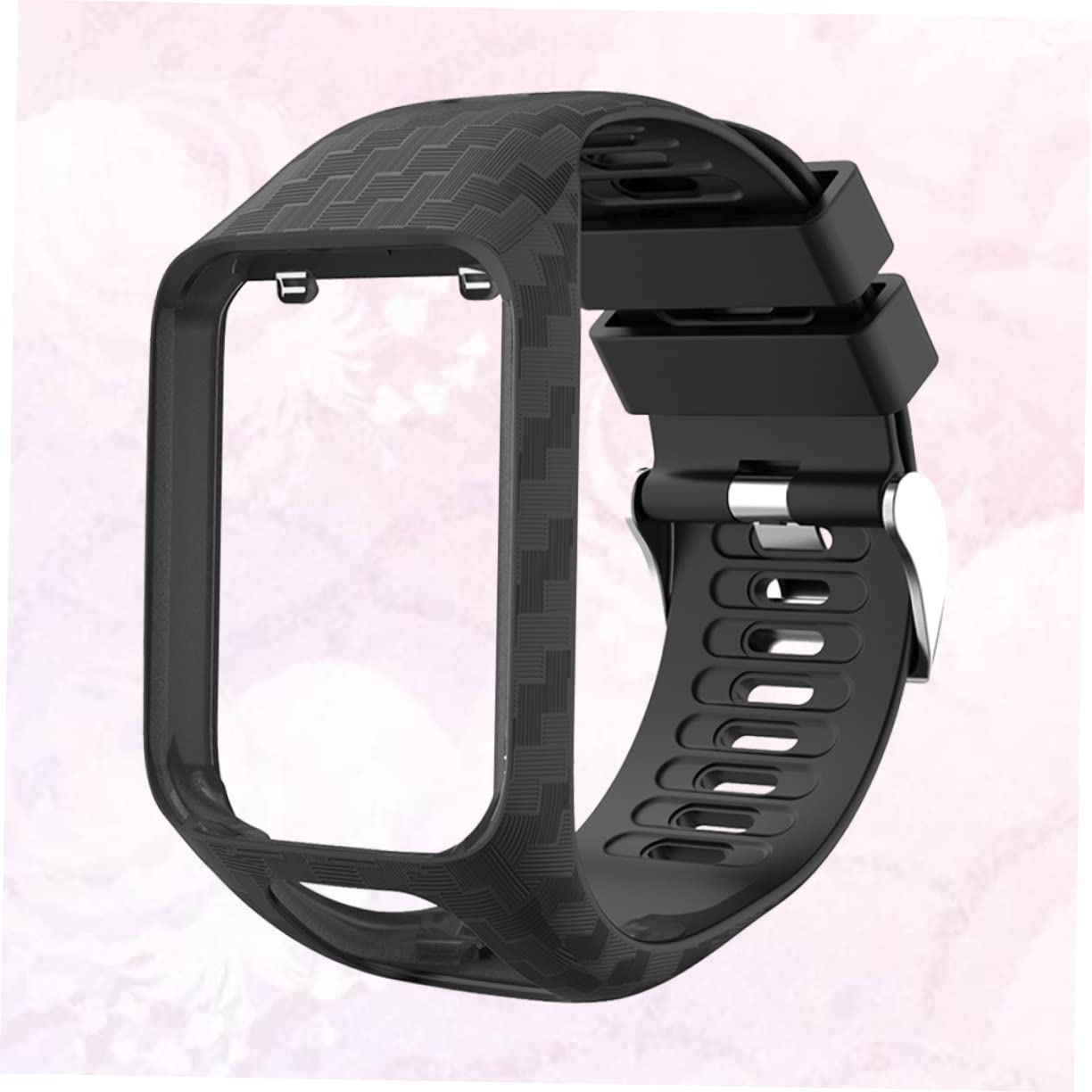 Artibetter Lot De 3 Bracelets De Montre Connectée En Silicone Accès Complet Aux Boutons Facile À Installer Bracelet De Remplacement Noir