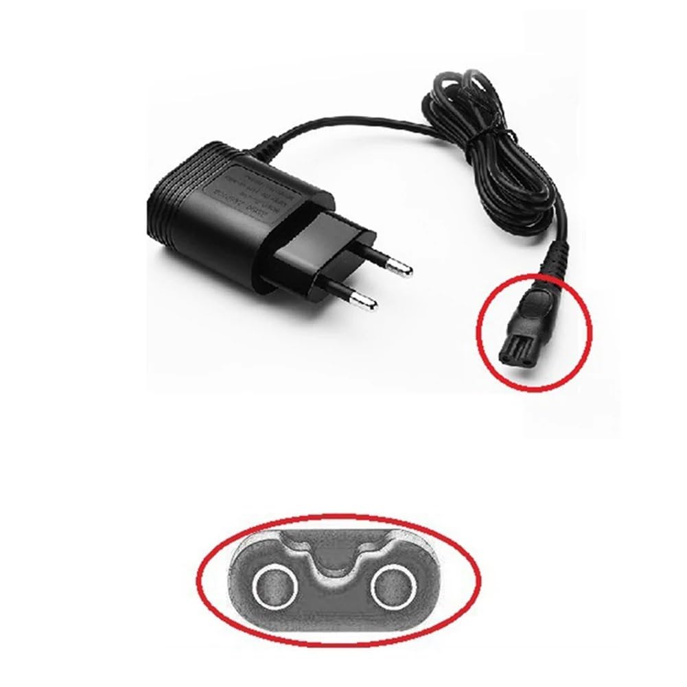Cargador adaptador de maquinilla de afeitar de corriente alterna de 15V utensilio doméstico, Compatible con Philips, adaptador de afeitadora HQ8505 HQ6070/6075/6095(8 PCS)