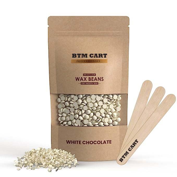 BTM CART White Chocolate Painless Hair Removal Hard Wax Beans For Women, Eyebrow Wax Bean, Back Hair Wax Bean, Chest Wax Bean, Bikini Areas Wax Bean, Leg Hair Wax Bean (200 Gram) Pack Of 1 (B0D3B8S4T2) Amazon Price History, Amazon Price Tracker