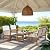 SAFAVIEH Outdoor Collection Rocklin Natural/ Beige 4-Piece Conversation Patio Set with Cushions