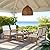 SAFAVIEH Outdoor Collection Rocklin Natural/ Beige 4-Piece Conversation Patio Set with Cushions
