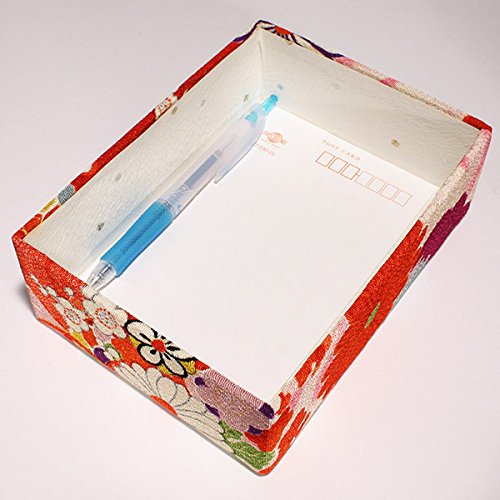 Amazon.co.jp: 道具箱 お裁縫箱 小物入れ ちりめん文庫箱（中） 紫 約