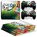 46 North Design Ps4 Pro Playstation 4 Pro Pegatinas De La Consola Football + 2 Pegatinas Del Controlador