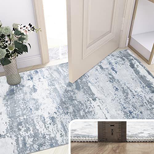 Lbris Washable Runner Rug,2'X8',For Hallway Laundry Room Kitchen Entryway Bathroom,Non Slip Rug Runners With Rubber Backing,Non Skid Stain-Resistant Non Shedding Durable Runners.(Modern) #TOP3