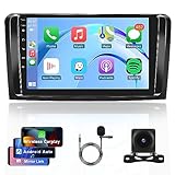 🚘【Wireless Apple Carplay & Android Auto】 Dieses Android Autoradio ML350 kann eine kabelgebundene oder eine kabellose Verbindung zu Carplay wählen oder kabelgebundene Android Auto,eine Verbindung zu einem Apple Mobiltelefon herstellen,auf das Adressbuch des Mobiltelefons,E-Mails,Benachrichtigungen,Kartennavigation,Musik,Videos und andere Informationen zugreifen und realisieren Sprachsteuerung. Das Android Auto kann das Android Telefon des Benutzers,auf das Adressbuch des Mobiltelefons,Musik usw.