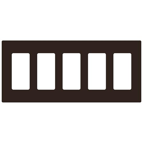 Miniatura 176 de ENERLITES SI8834-BK - Placa de pared decorativa sin tornillos, cubierta de enchufe segura, 4 entradas, 4.68 x 8.30 pulgadas (alto x largo), Negro