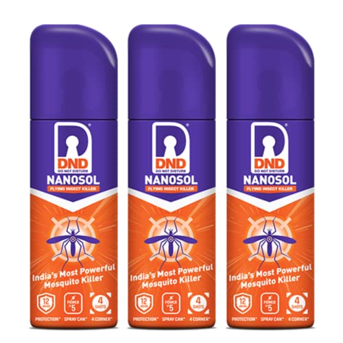 DND Nanosol Mosquito Repellent Aerosol Spray | Pack of 3-32g (50m...