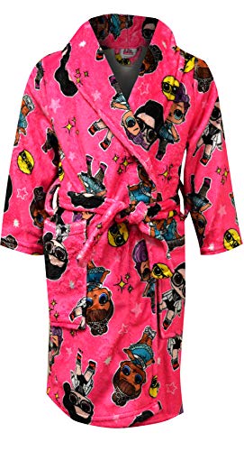 L.O.L. Surprise! Girls' LOL Surprise Pink Plush Robe