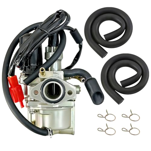 17mm Carburetor Kit Fit for Honda Elite Aero Kymco DIO 50 SR SA50 SA50P NB50 1983-1987 TACT50 TG50 SE50 SE50H SB50 SB50E 1987-2001 AF24 AF30 2 Stroke 50cc Moped Scooter