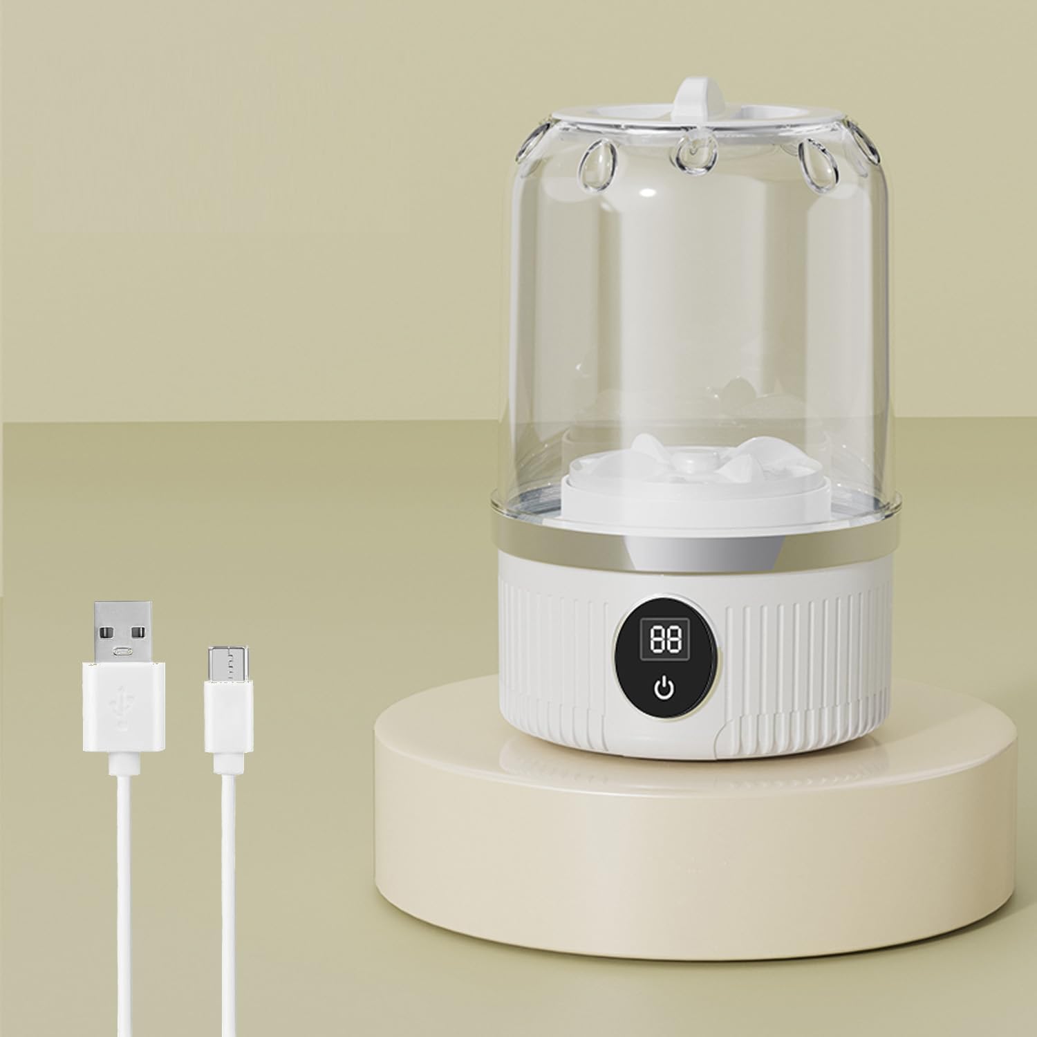 Moveable Mini Washing Machine for Underwear, Socks, Child Garments – Rec…