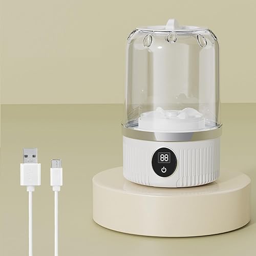 Mini lavadora portátil para ropa interior, calcetines, ropa de bebé, lavadora compacta inalámbrica recargable para pequeñas cargas, viajes y uso en